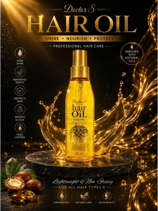 Doctor-s Soch uchun moy hair oil, argan moyi, soch parvarishi, soch yaltiroqligi uchun moy - 