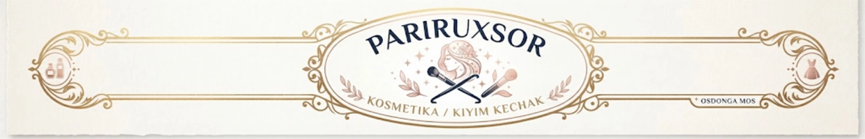 Pariruxsor cosmetiks and clothes