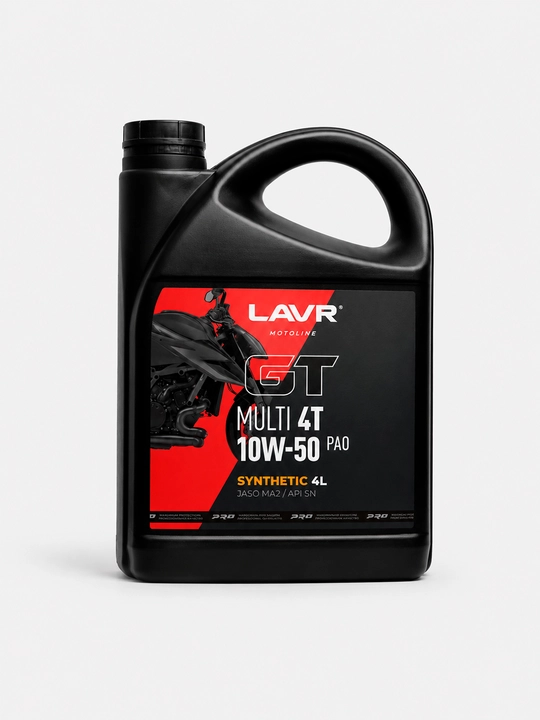 Моторное масло GT MULTI 4T 10W-50 SN LAVR motoline, 4 л / Ln7732 - 
