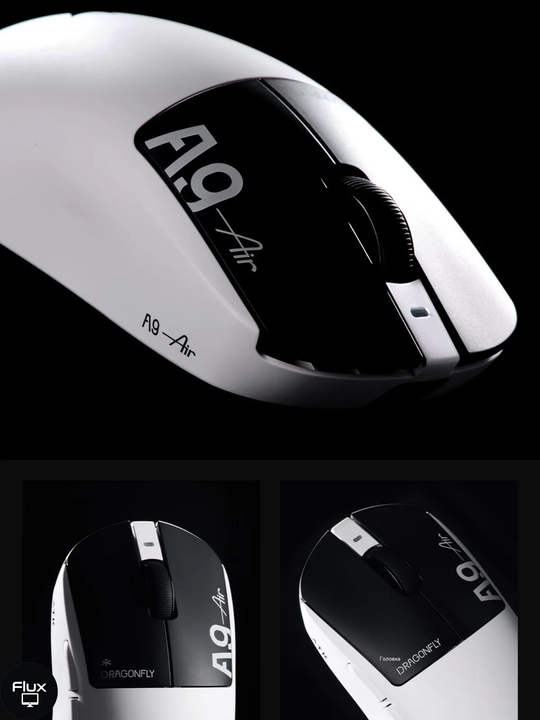 Simsiz o'yin sichqonchasi ATK Dragonfly A9 Air, PAW3950 Ultra, 8K, 47g