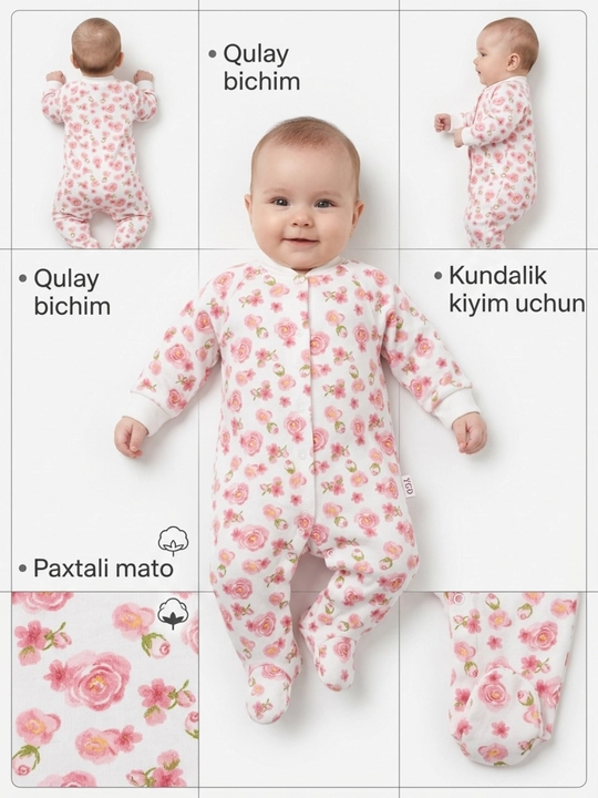 Yangi tug'ilgan chaqaloqlar uchun slip - 