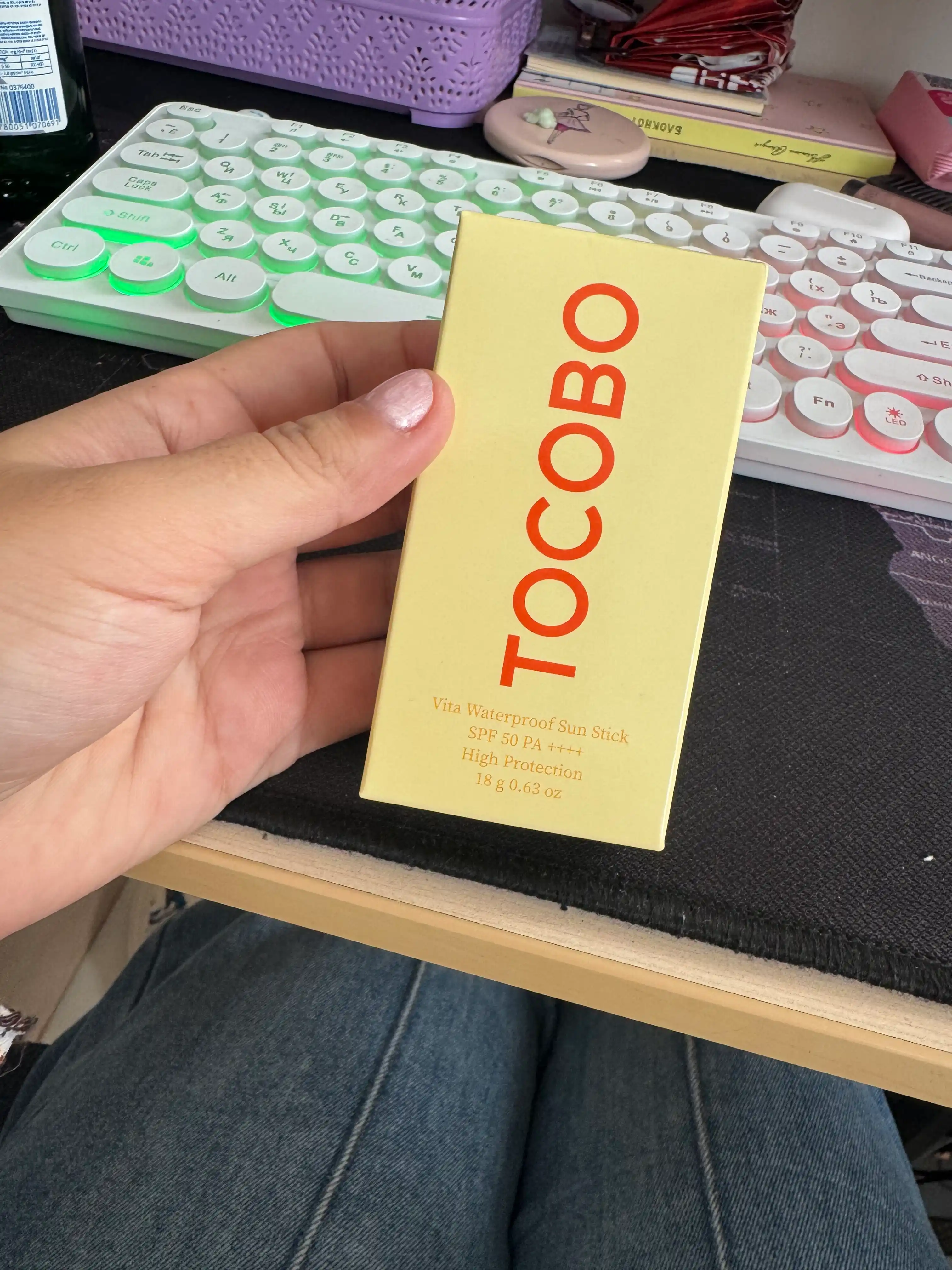 Солнцезащитный стик для лица Tocobo Cotton Soft Sun Stick SPF50 + PA++++