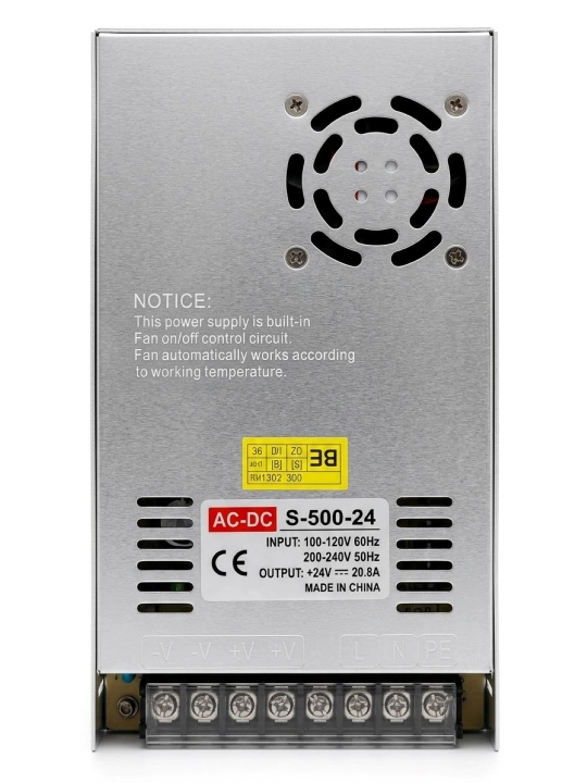 Блок питания S-500-24 (24V 500W)