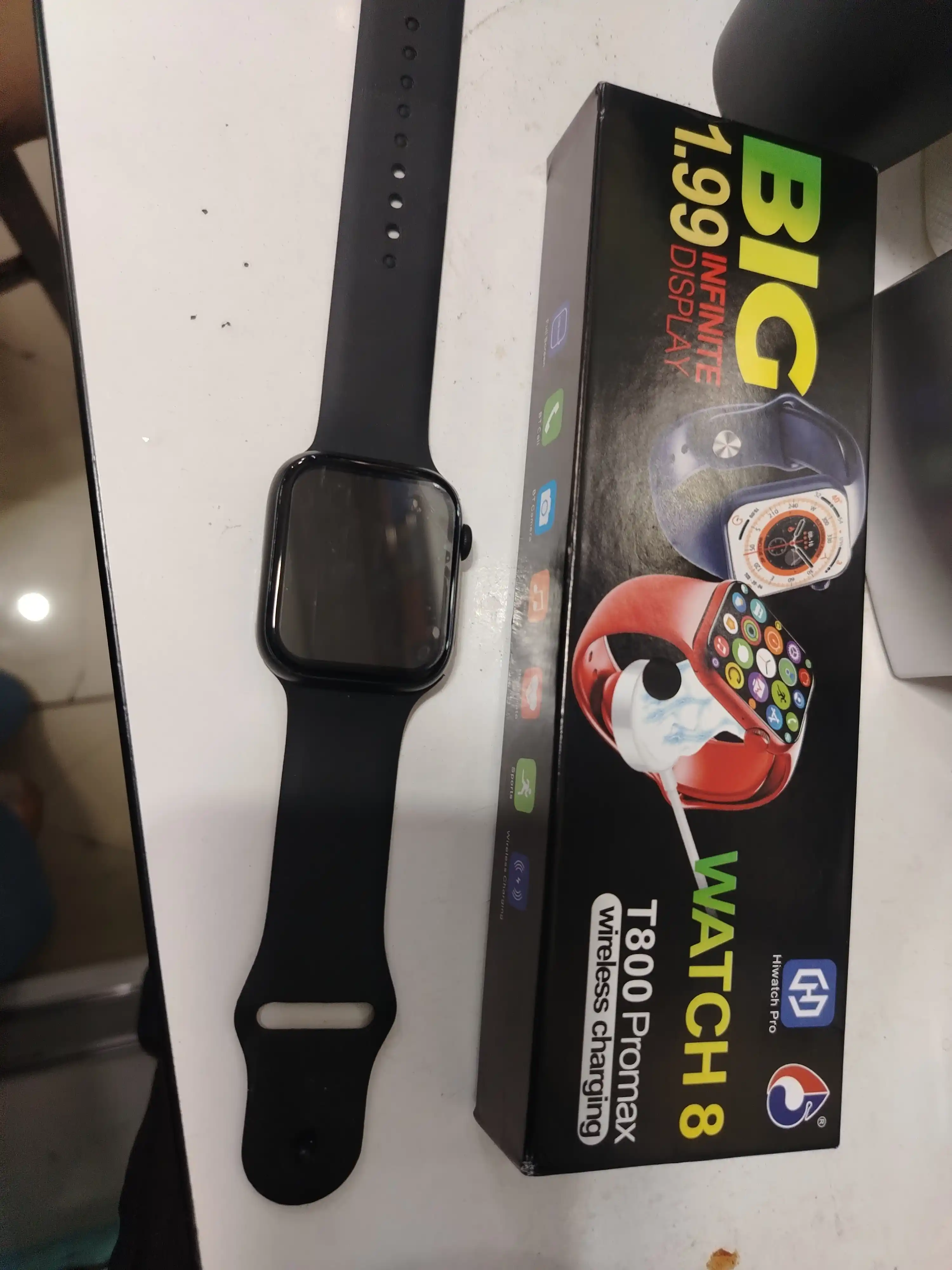 Aqlli soat Smart Watch BIG T800 Pro Max, Android va iOS uchun