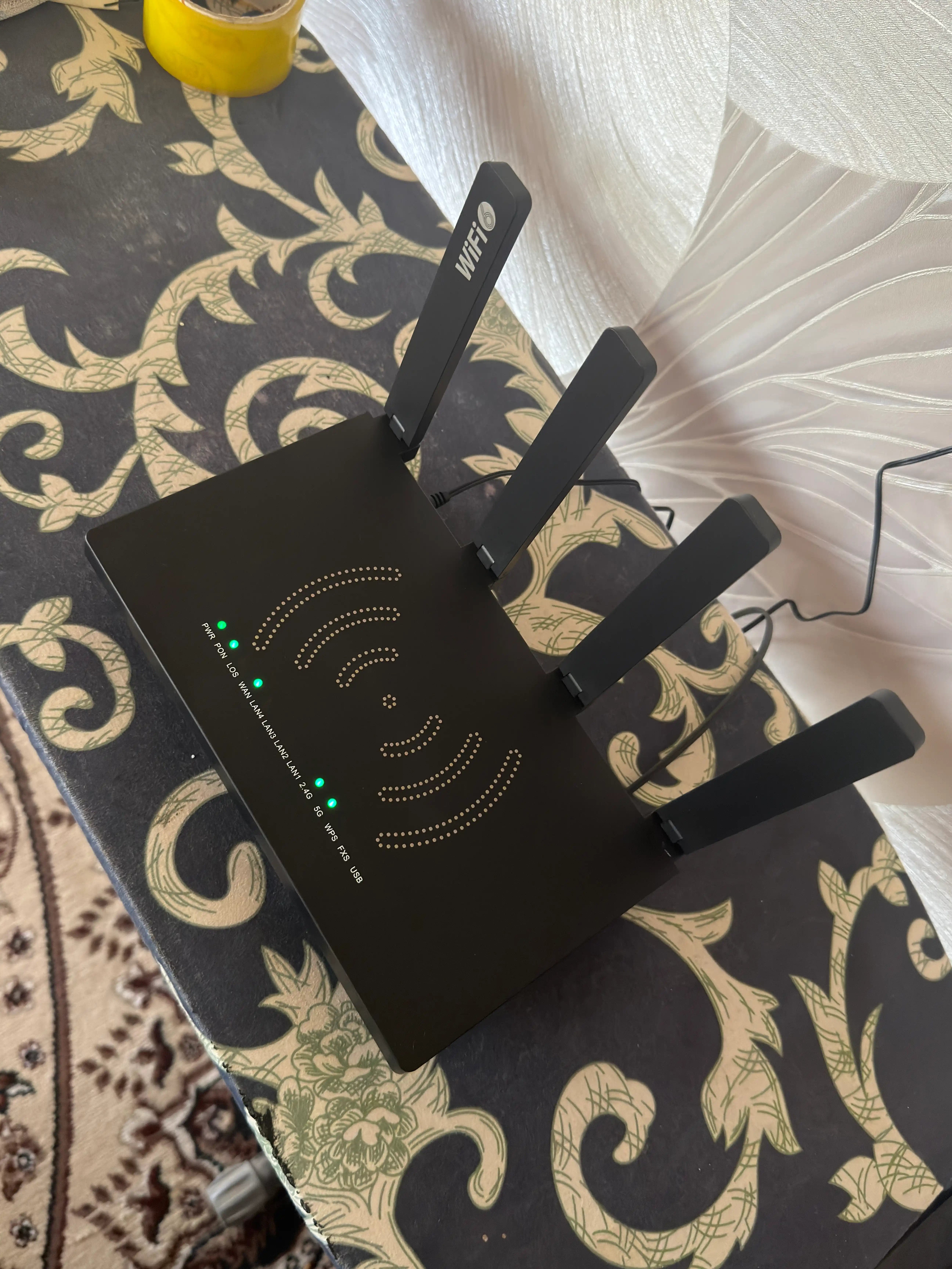 AX3000 XPON WAN va GPON router Uztelecomga mos