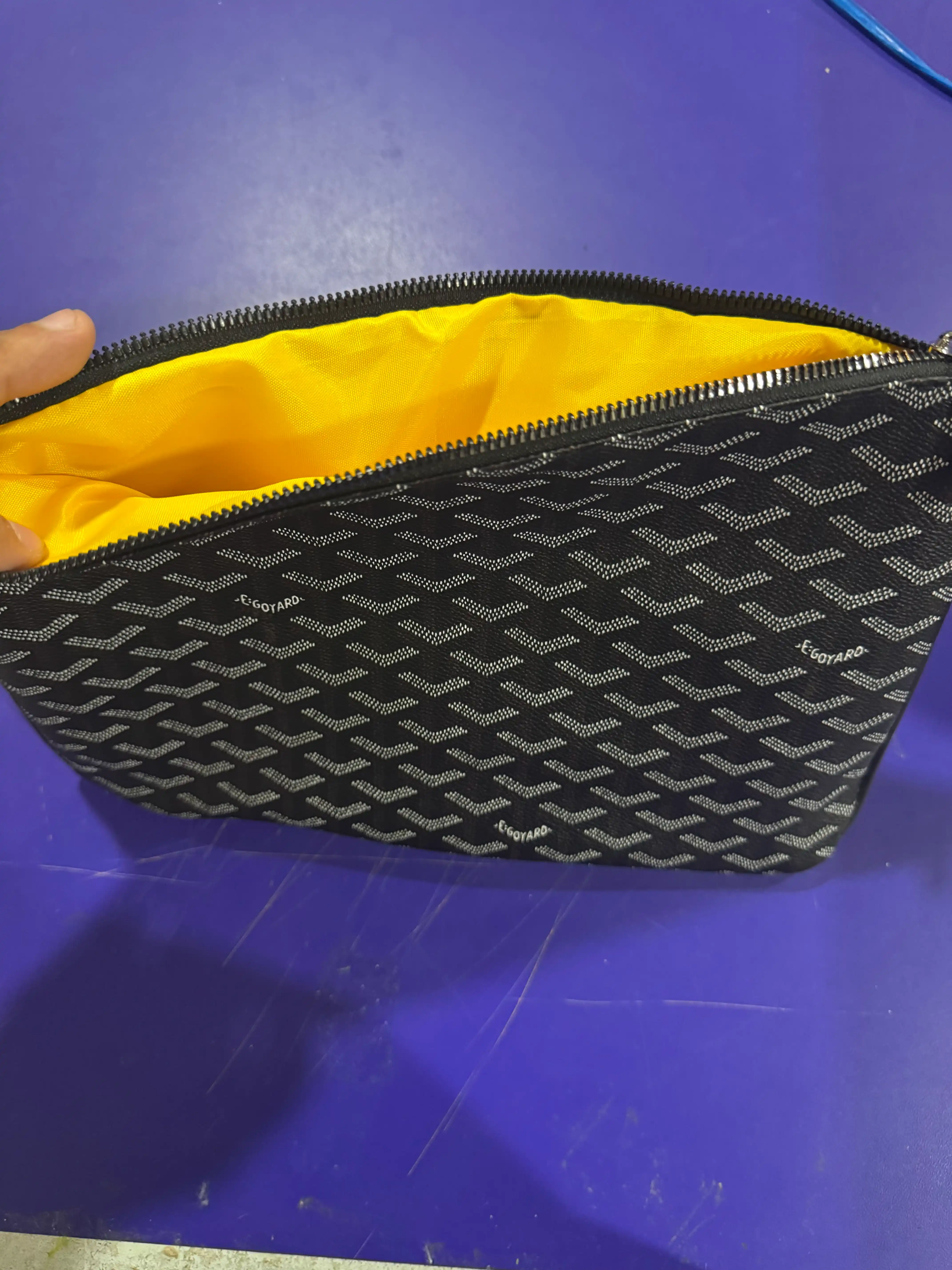 Goyard klatch qo‘l sumkasi, erkaklar va ayollar uchun barsetka, zamonaviy dizaynda