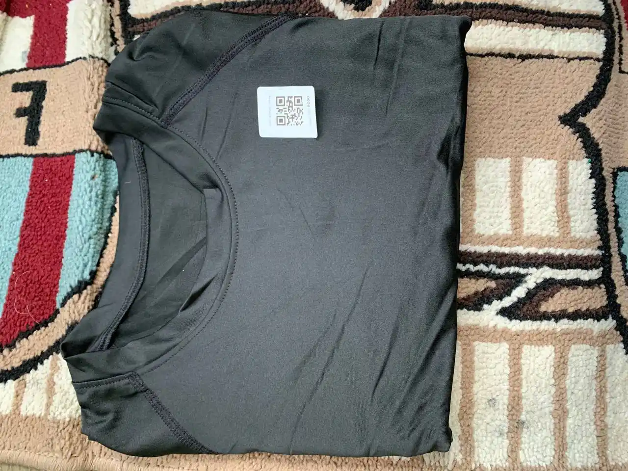 Ayollar kompression rashgardi, Slim Fit longsliv, fitness va zal uchun, FITMUSE