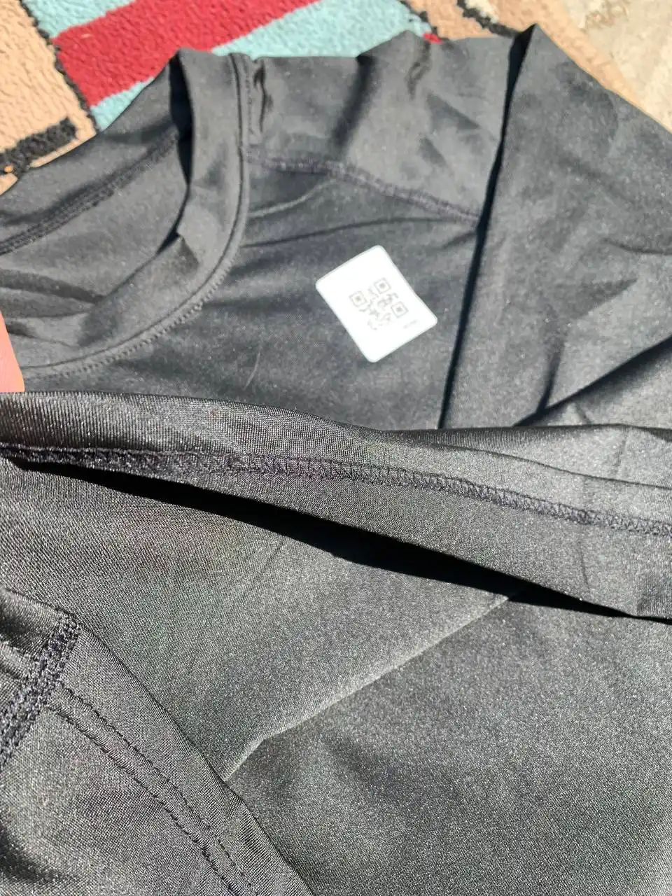 Ayollar kompression rashgardi, Slim Fit longsliv, fitness va zal uchun, FITMUSE