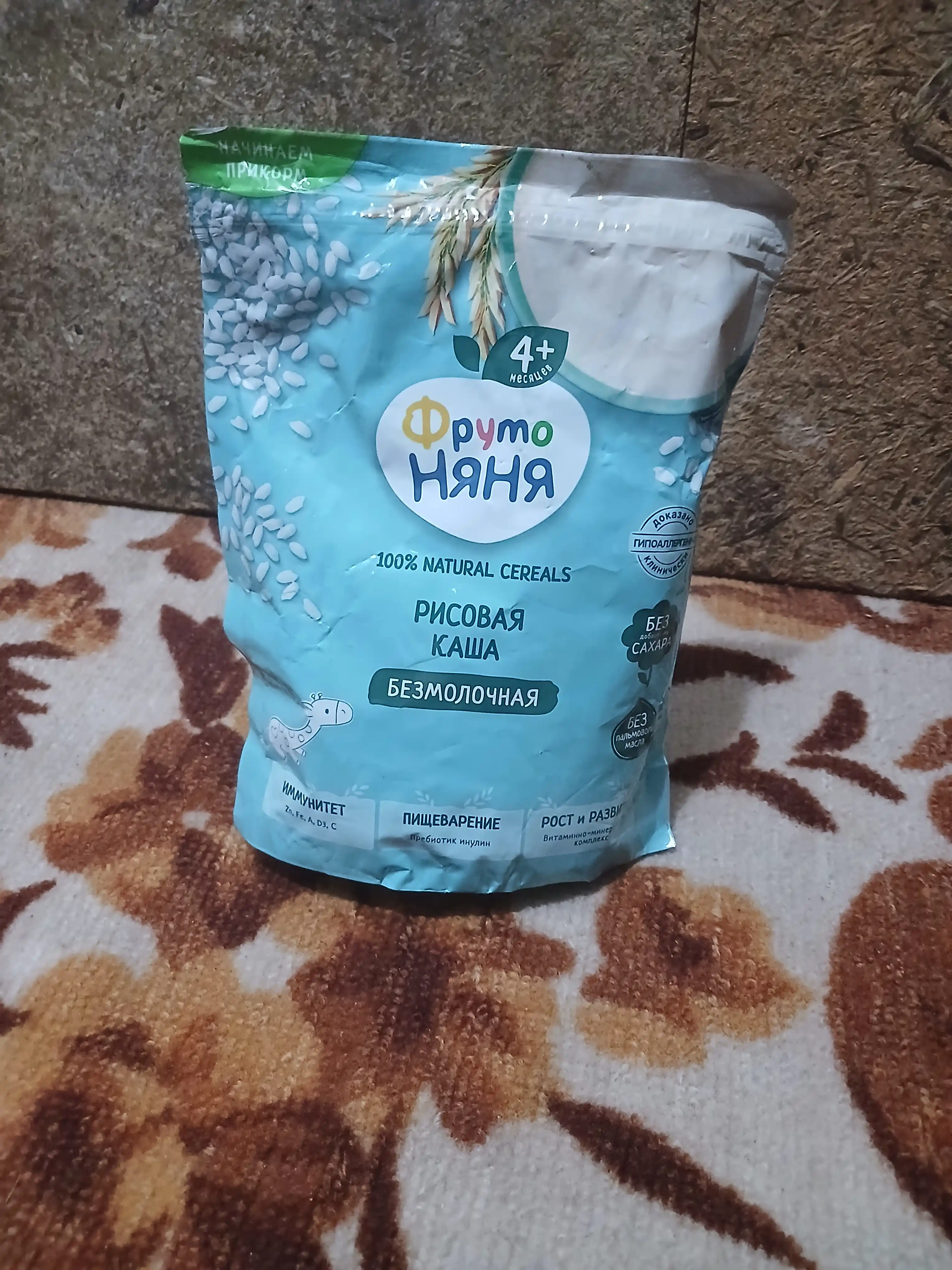 FrutoNanya sutsiz guruch bo‘tqasi, 190 g