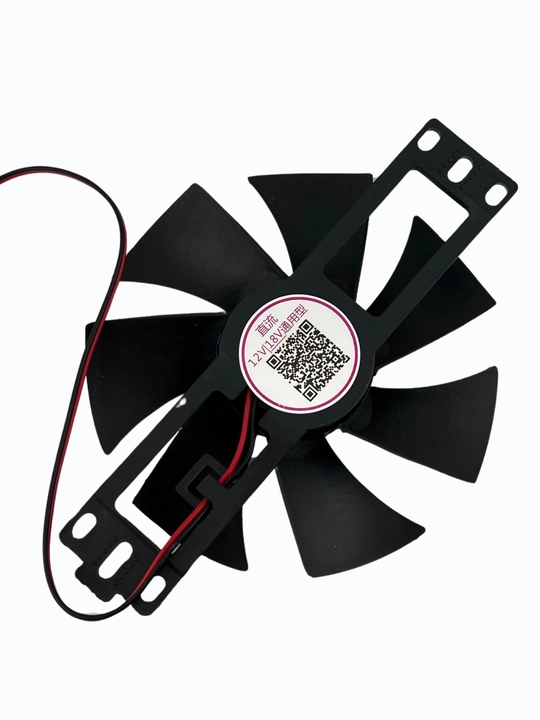 Universal DC sovutish ventilyatori 12V/18V, elektronika va qurilmalar uchun kuler