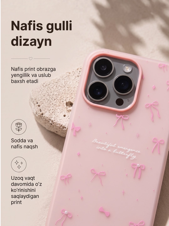 IPhone XR, X, XS, XS Max, 11, 12, 13, 14, 15, 16, Pro, Pro Max uchun g'ilof