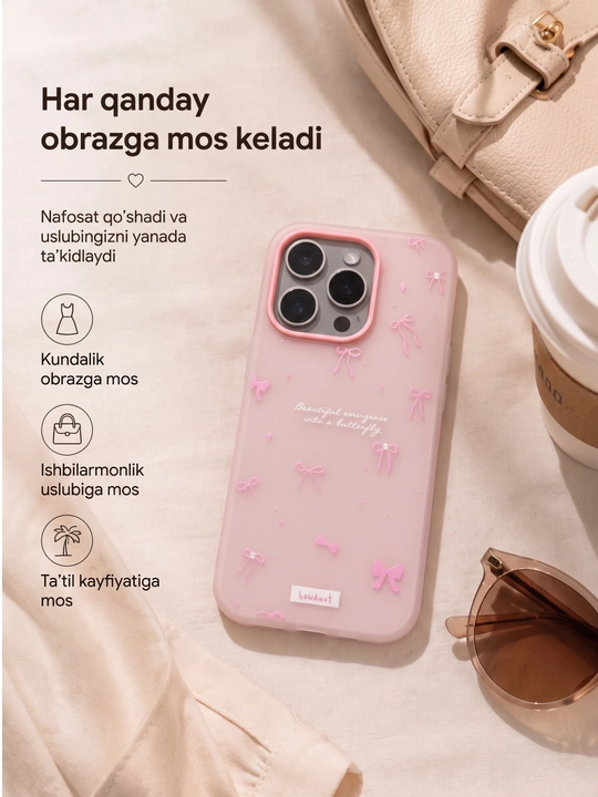 IPhone XR, X, XS, XS Max, 11, 12, 13, 14, 15, 16, Pro, Pro Max uchun g'ilof