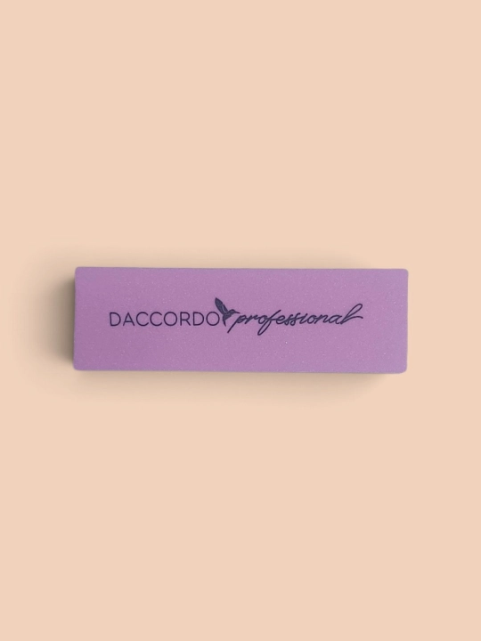Пилка-баф для ногтей шлифовочный блок DACCORDO PROFESSIONAL, 100/180 грит, 88х27х12 мм