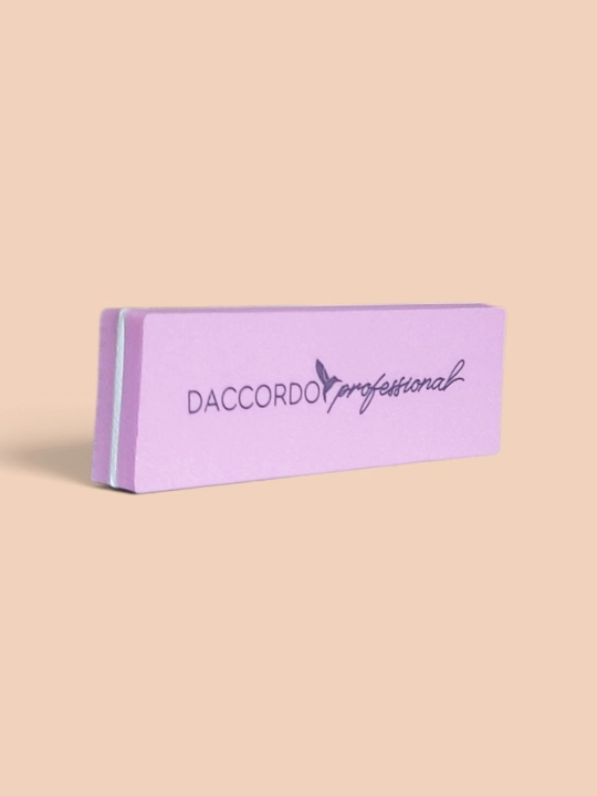 Пилка-баф для ногтей шлифовочный блок DACCORDO PROFESSIONAL, 100/180 грит, 88х27х12 мм
