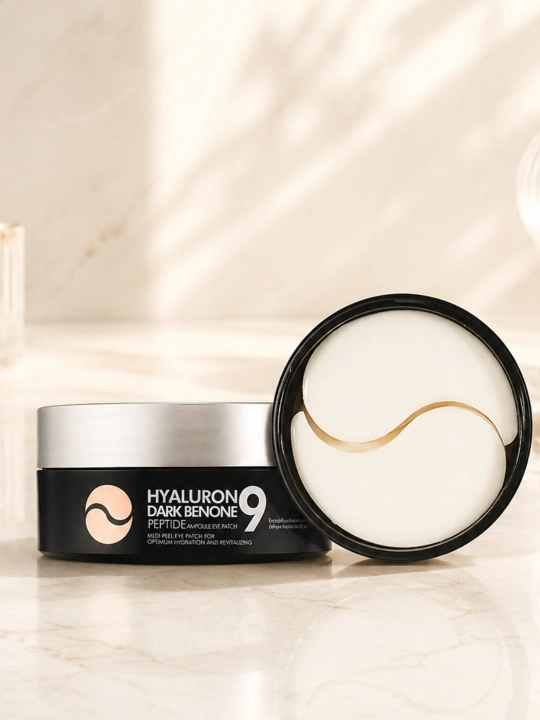MEDIPEEL Hyaluron Dark  —  ko‘z atrofi uchun gidrogel patchlar, 60 dona