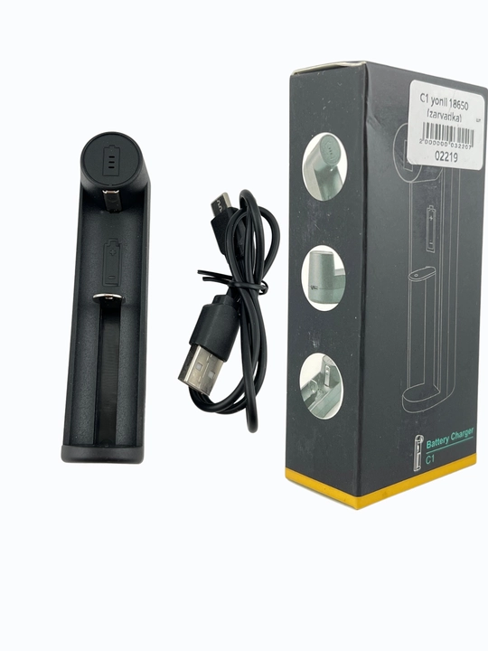 C1 universal akkumulyator zaryadlovchi qurilmasi, Li-ion / IMR / INR / ICR uchun, USB 5V