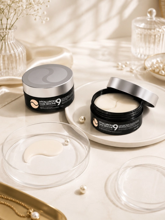 MEDIPEEL Hyaluron Dark  —  ko‘z atrofi uchun gidrogel patchlar, 60 dona