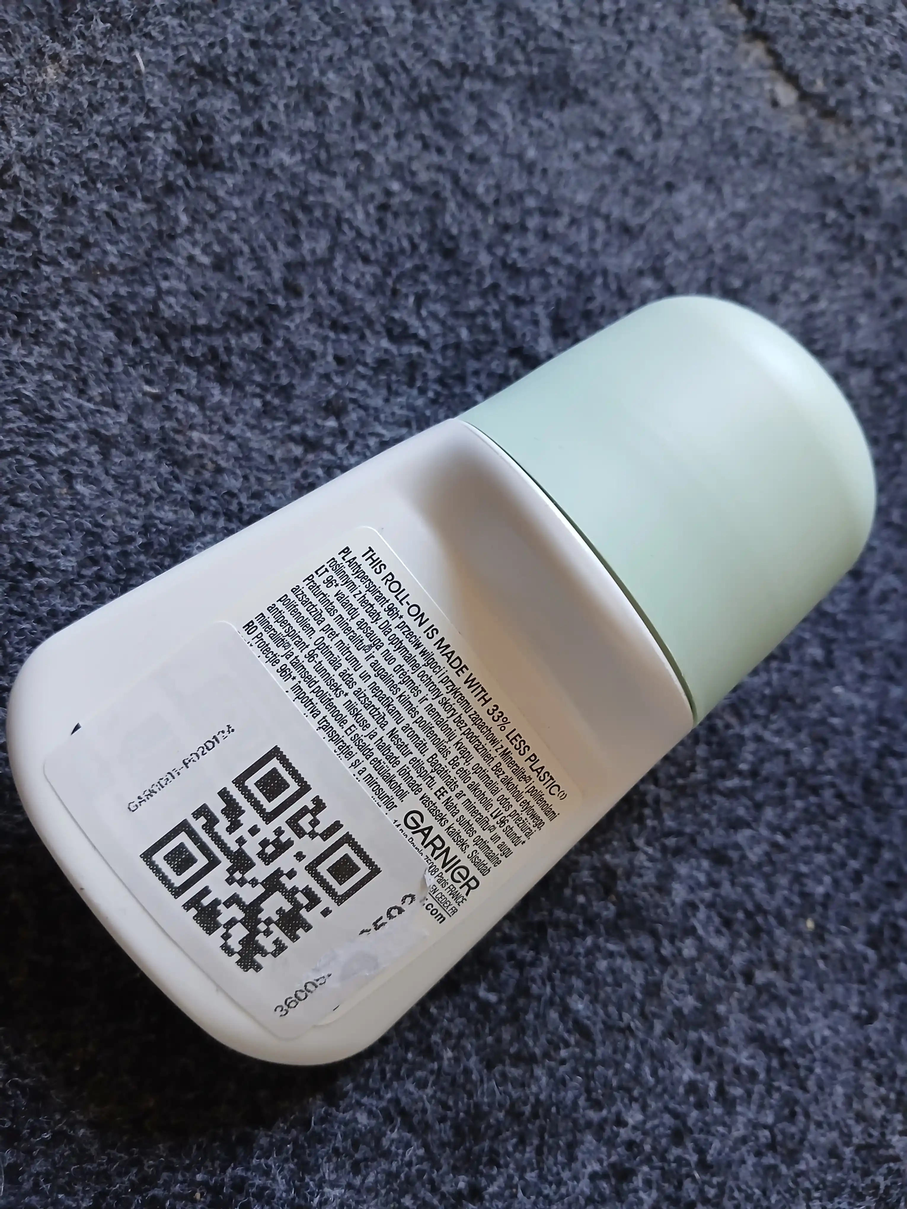 Rolikli dezodorant Garnier Mineral, 50 ml