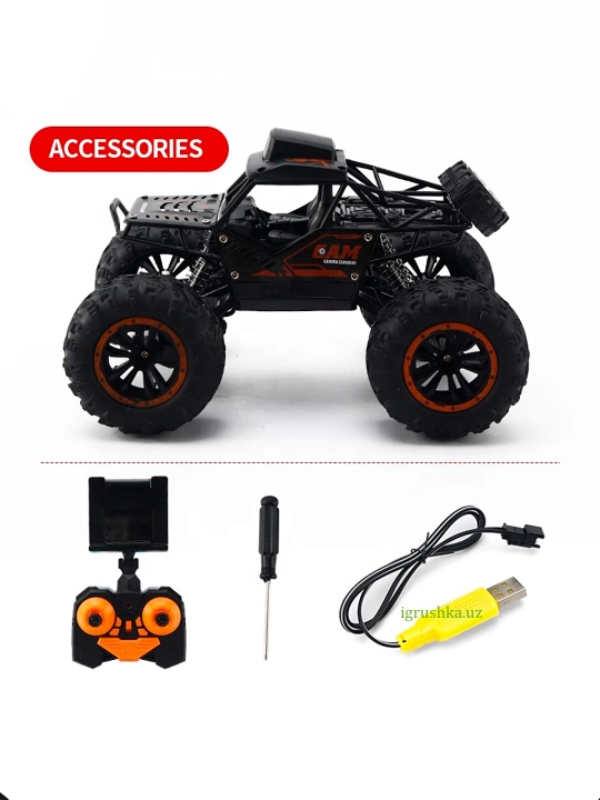 CAM Climbing Bigfoot Wi-Fi kamerali radio boshqaruvli yo'ltanlamas