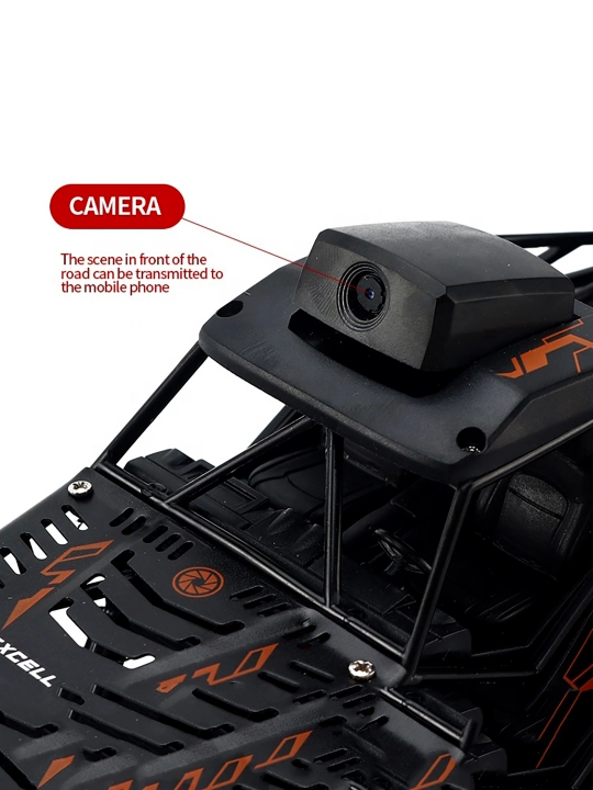 CAM Climbing Bigfoot Wi-Fi kamerali radio boshqaruvli yo'ltanlamas