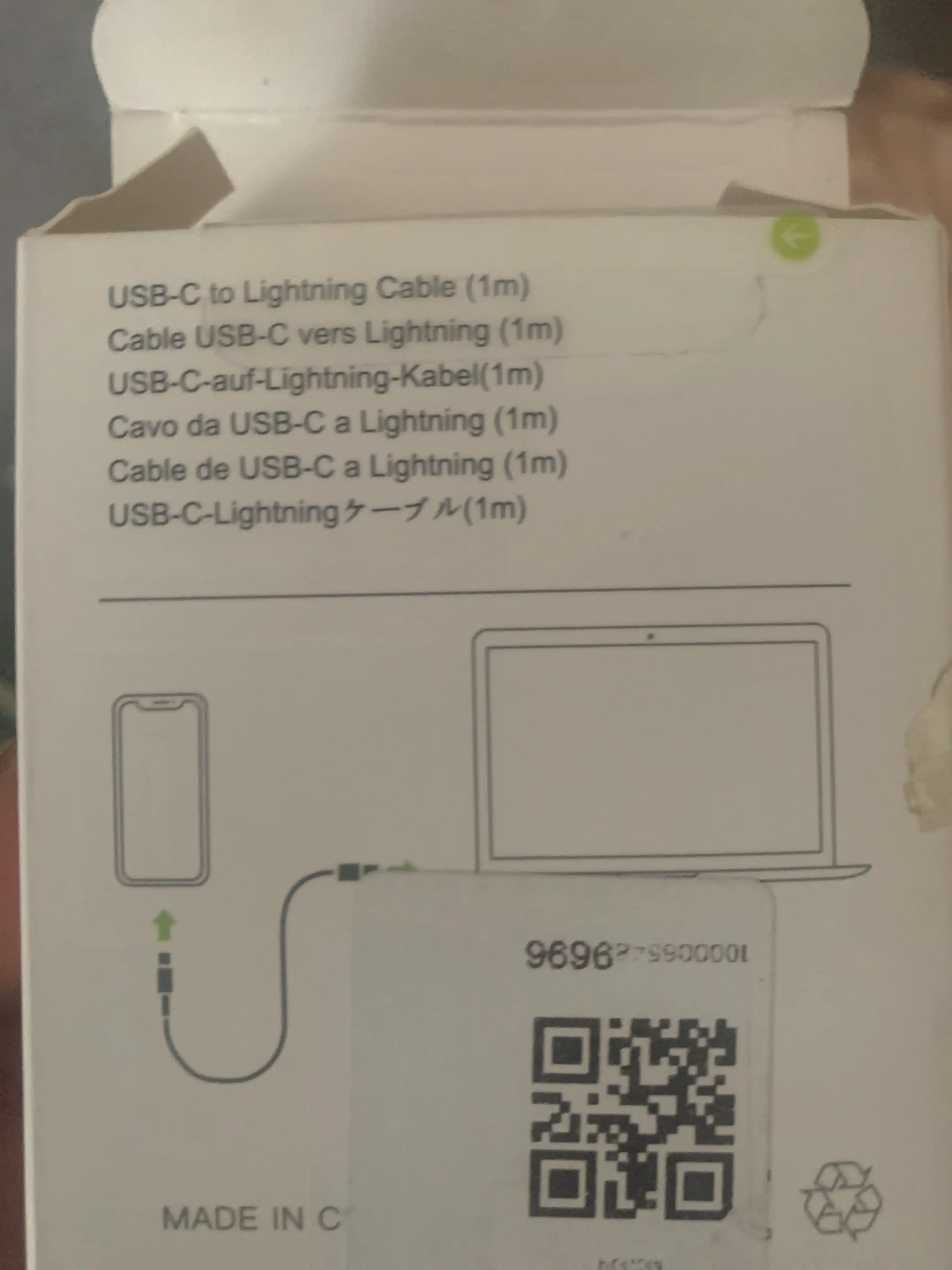 Зарядный кабель для Smartfon, Type-C — Lightning, Type-C