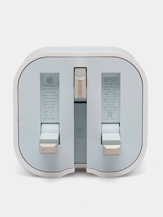 IPhone uchun 20W tezkor zaryadlovchi Adapter blok va perixodnik - 