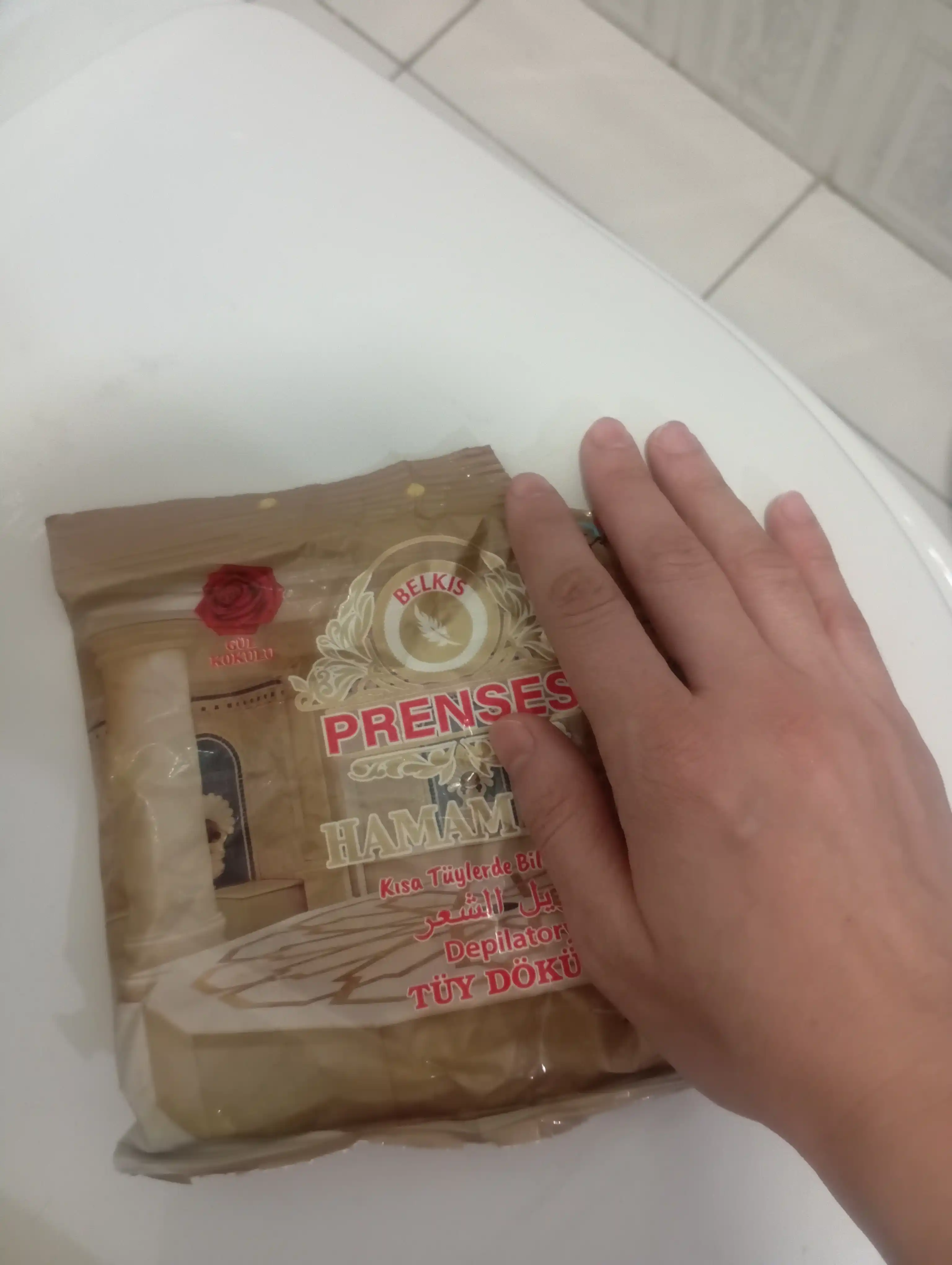 Prenses Hamam Otu depilyatsiya kukuni, Hurrem kukuni - depilyatsiya uchun kukun
