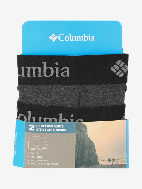 Трусы мужские Columbia Performance Cotton Stretch Melange, 2 штуки - 