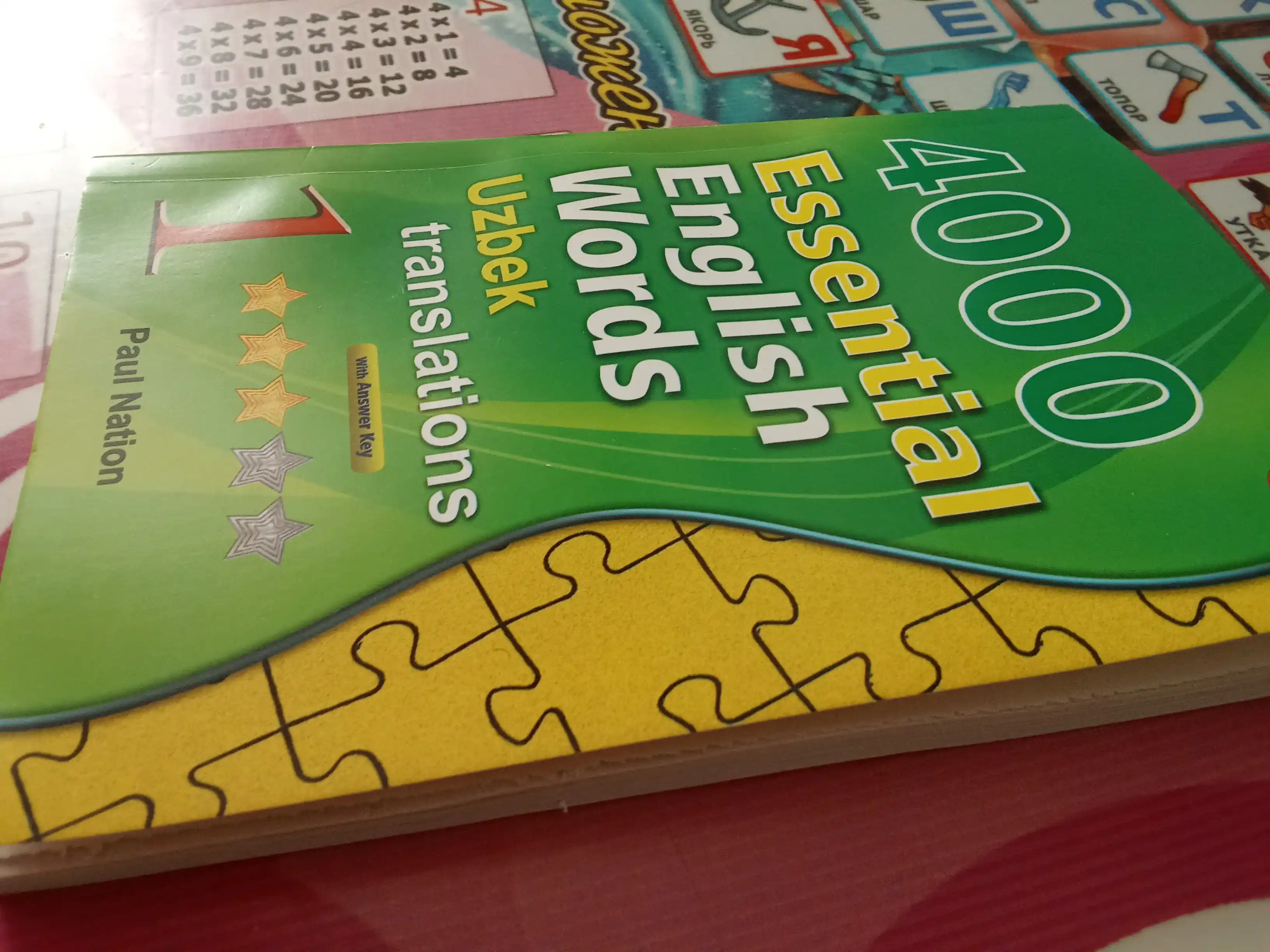 4000 Essential English Words — Paul Nation, o‘zbekcha tarjima, 1–6-qism variantlari