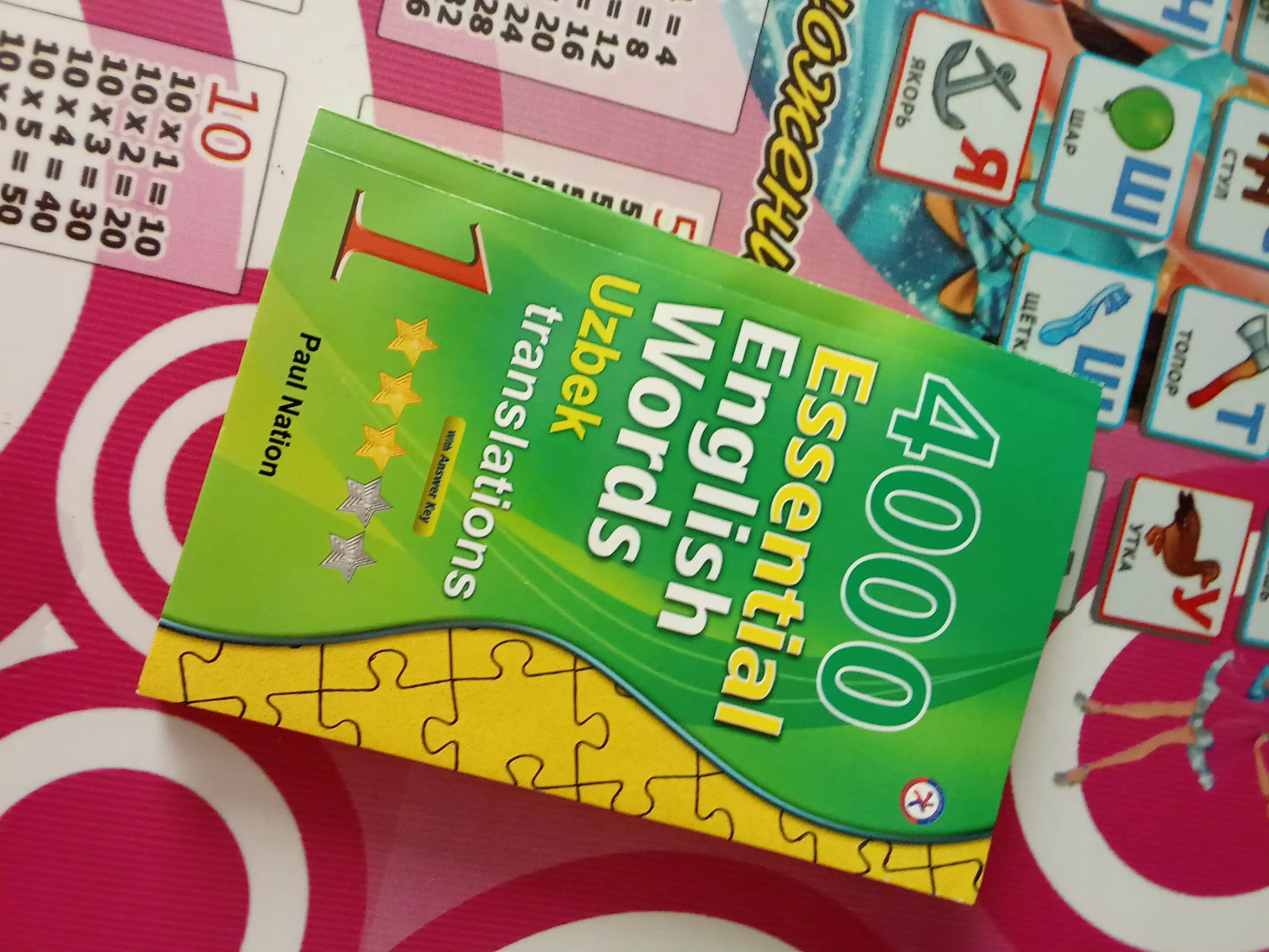 4000 Essential English Words — Paul Nation, o‘zbekcha tarjima, 1–6-qism variantlari