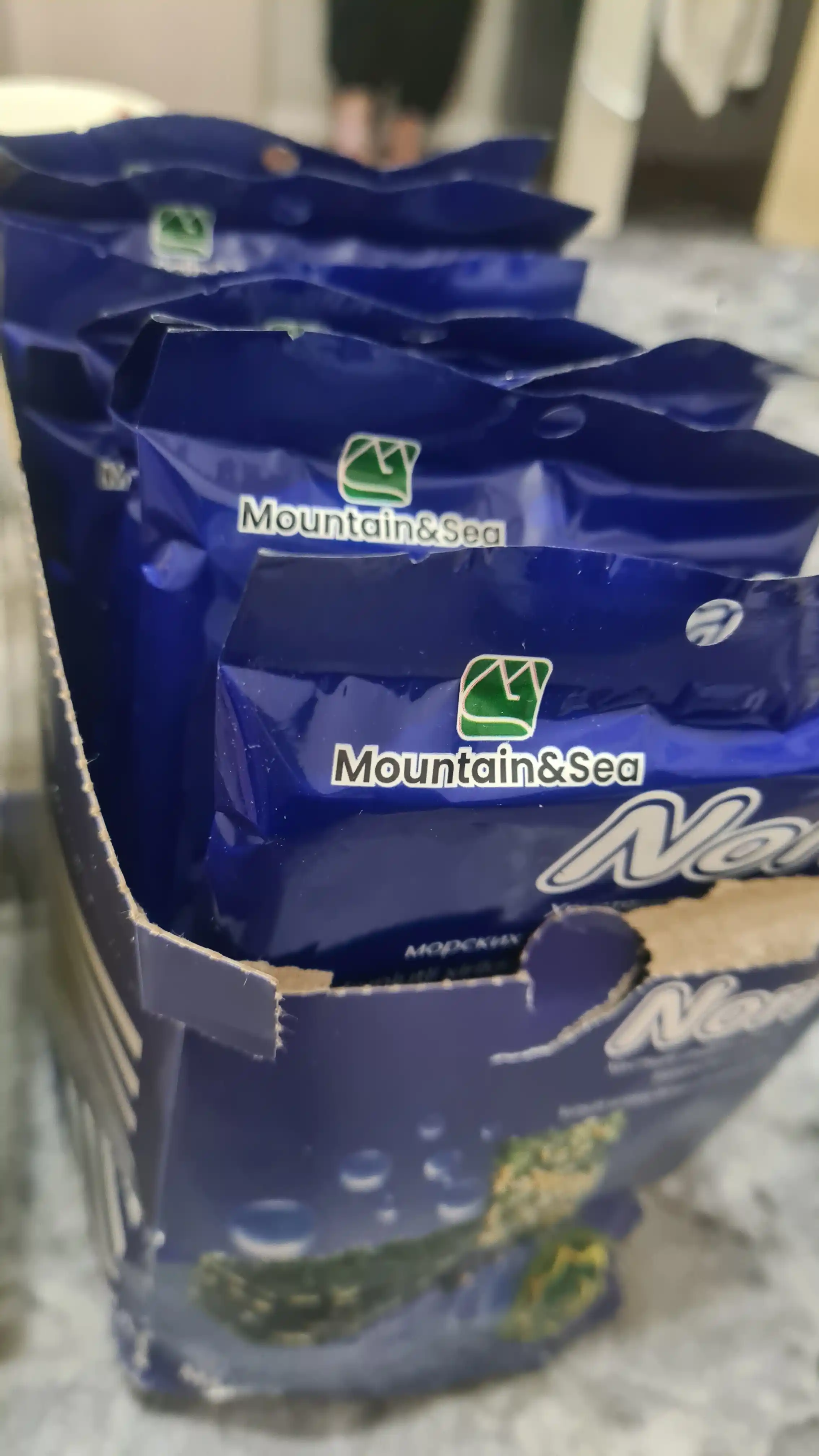 Хрустящие сэндвичи из морских водорослей Нори Mountain&Sea с кунжутом, 10/30 порций по 9 г
