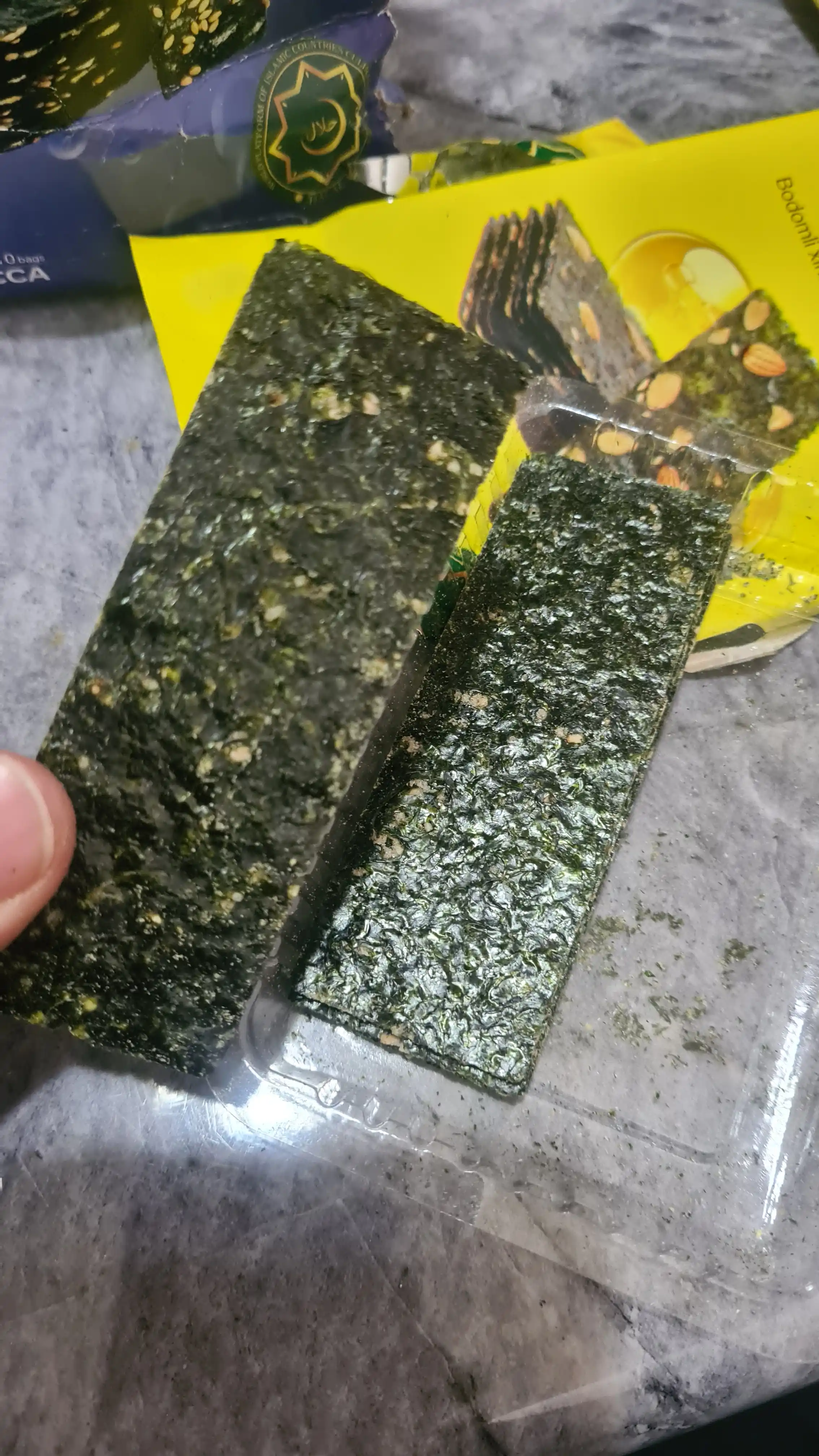 Хрустящие сэндвичи из морских водорослей Нори Mountain&Sea с кунжутом, 10/30 порций по 9 г