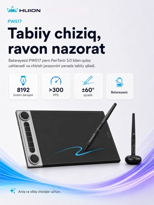 Grafik plansheti Huion Inspiroy Dial 2 Q630M , 10.5"x6.25", BT, USB-C, qora