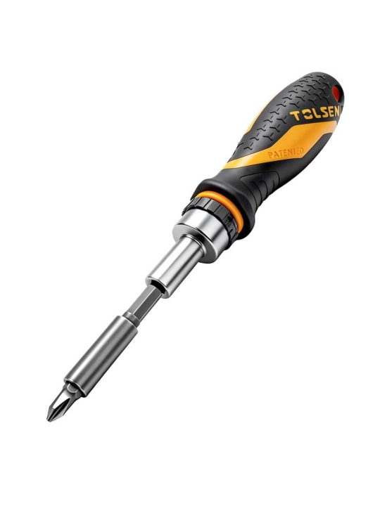 Набор вставок (бит) TOLSEN 1/4", PH, PZ, Hex, Torx, Slotted, 56 предметов 20187