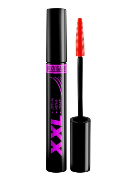 Тушь для ресниц, XXL длина, изгиб и объем, LUXVISAGE