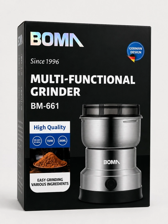 Elektr kofe maydalagich BOMA BM-661, 150 Vt, 300 ml, ko‘p funksiyali
