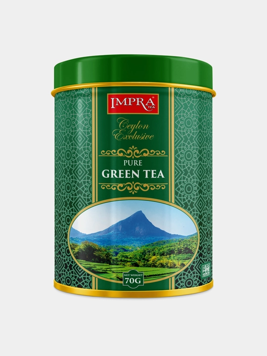 Чай IMPRA Ceylon Exclusive Pure зелёный цейлонский, 70 г