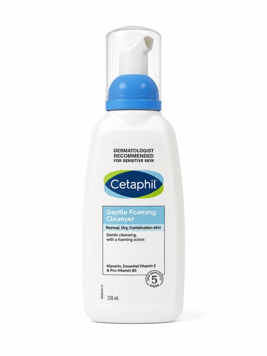 Cetaphil Gentle Foaming Cleanser Легкая крем-пенка для умывания, 236 м
