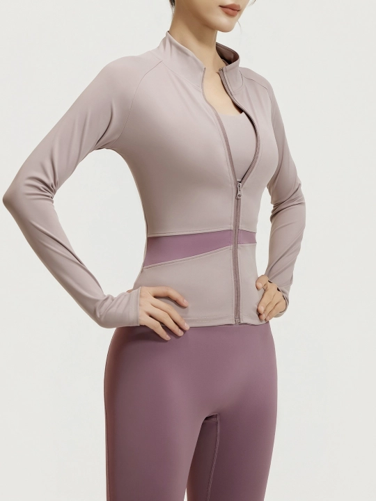 Fitnes, yoga, pilates sporti uchun sport kiyimi, 3 ta 1 da fitnes uchun rashgard