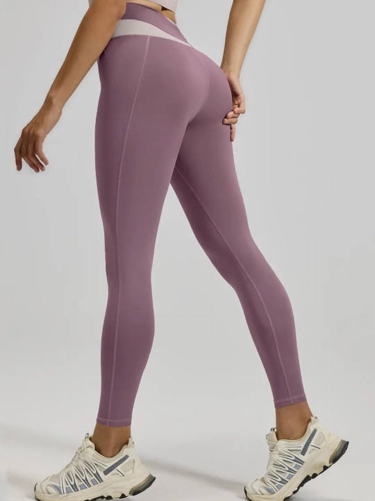 Fitnes, yoga, pilates sporti uchun sport kiyimi, 3 ta 1 da fitnes uchun rashgard