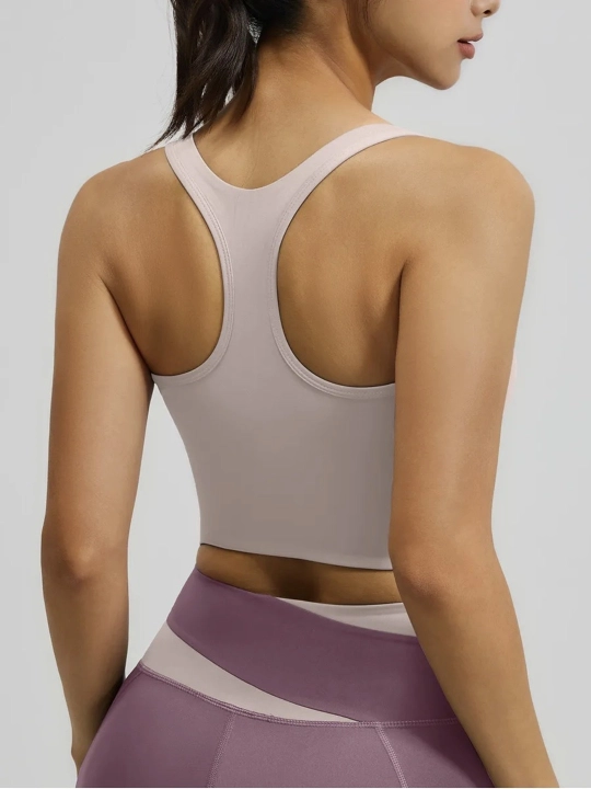 Fitnes, yoga, pilates sporti uchun sport kiyimi, 3 ta 1 da fitnes uchun rashgard