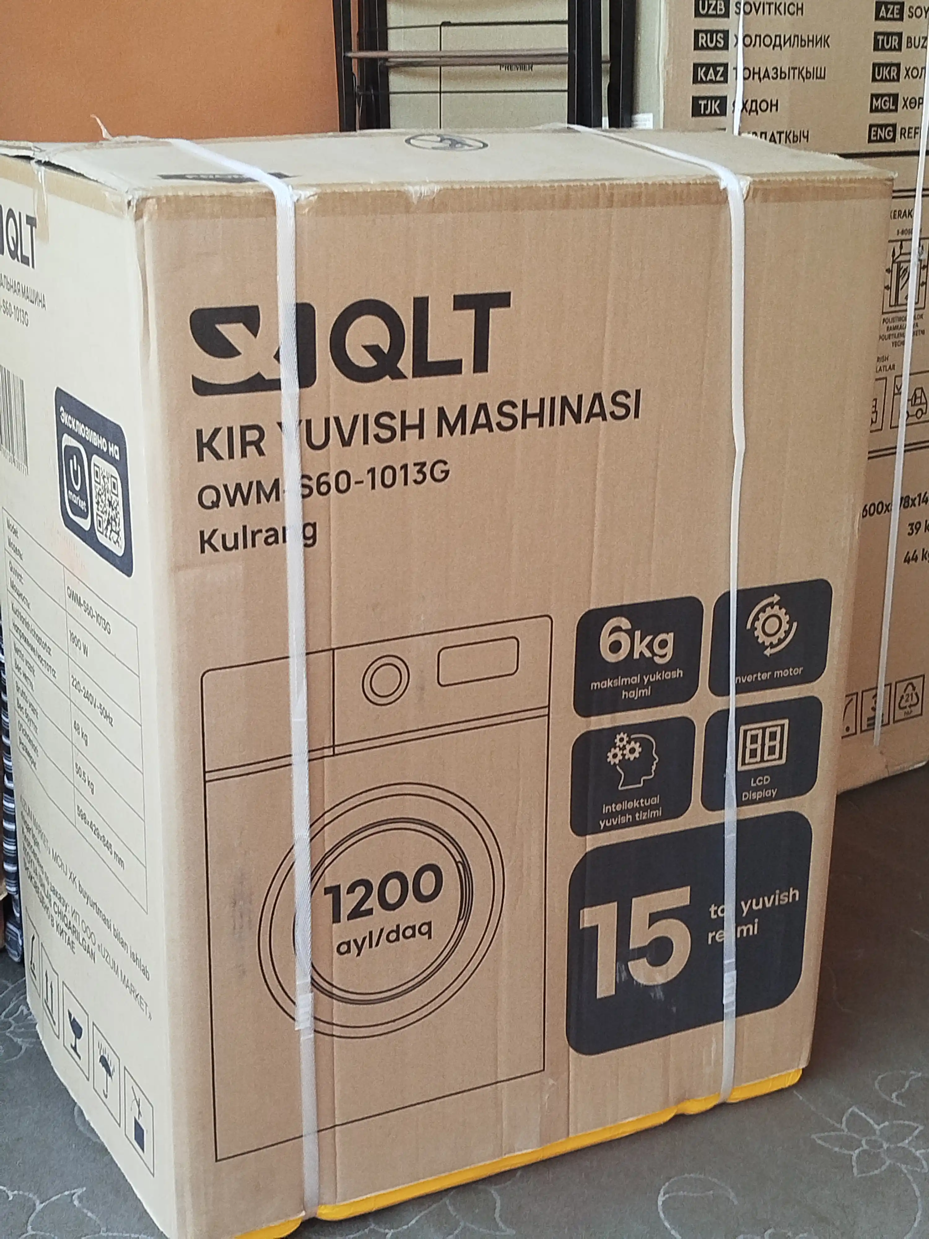 Kir yuvish mashinasi QLT 6kg, 8kg, 10kg