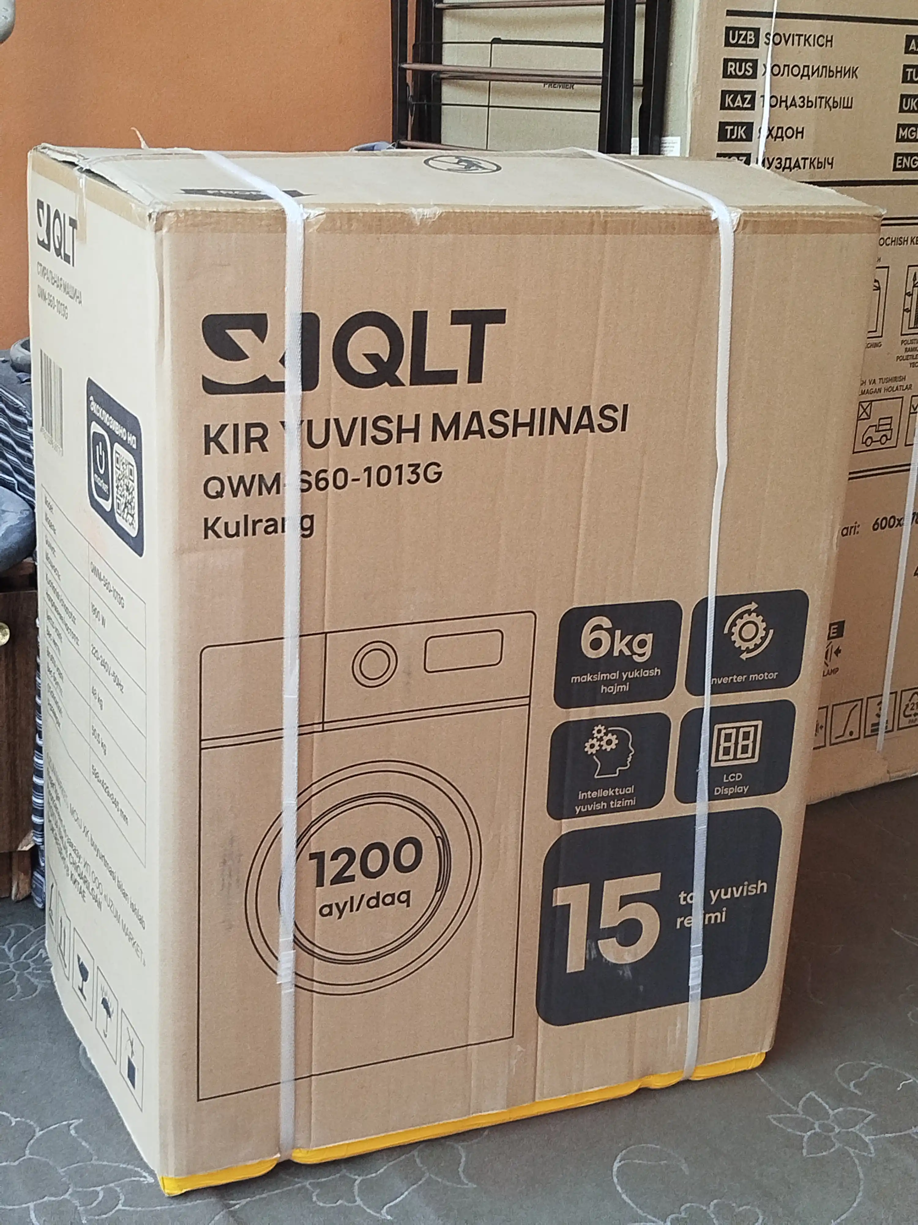 Kir yuvish mashinasi QLT 6kg, 8kg, 10kg