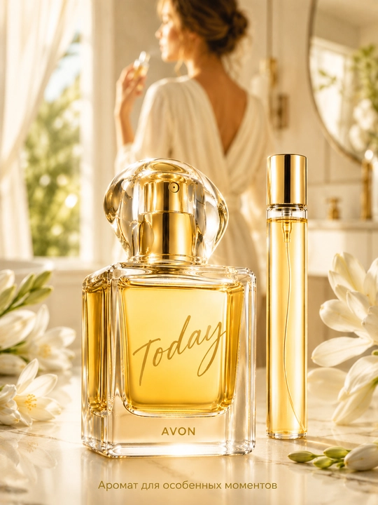 Atirlar ayollar Today Avon, ayollar parfyumi Todey, probnik atirlar 3-5-10-20-30-50 ml