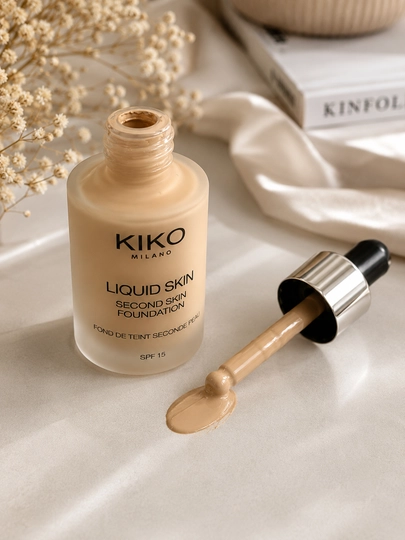 KIKO Milano Liquid Skin Second Skin Foundation SPF 15 — жидкий тональный крем - 