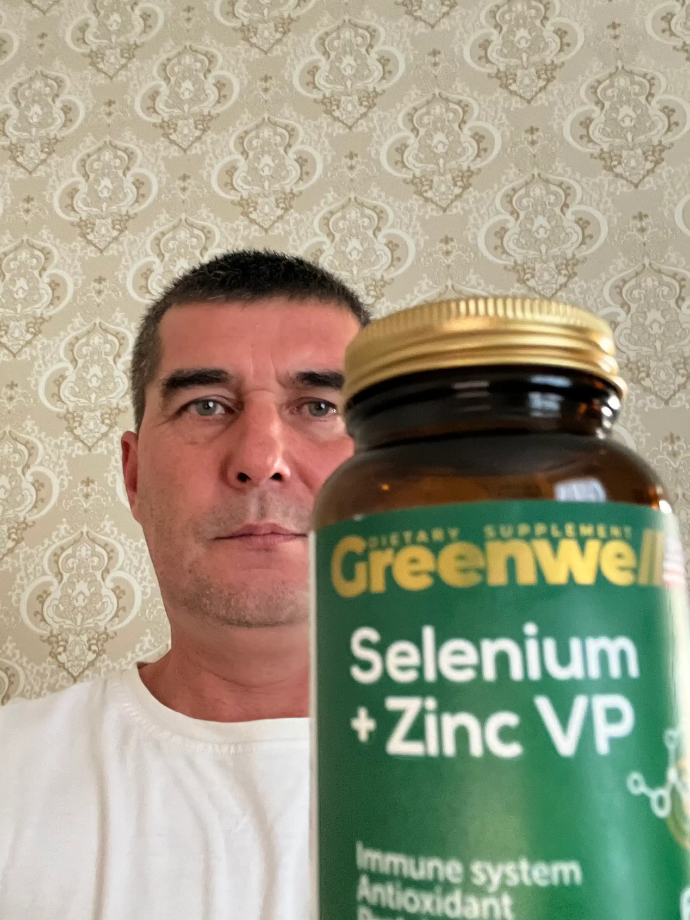 Цинк + Селен витамины, БАД для иммунитета, 60 капсул, Greenwell