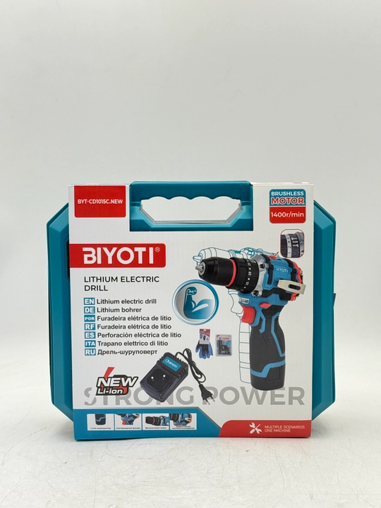 Шуруповерт аккумуляторный бесщеточный BYT-CD1015C BIYOTI - 