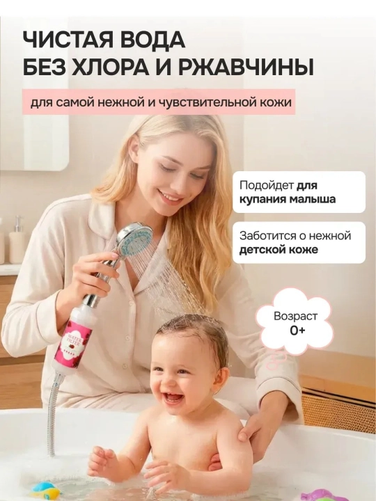 Фильтр для душа от хлора и примесей, сменный картридж