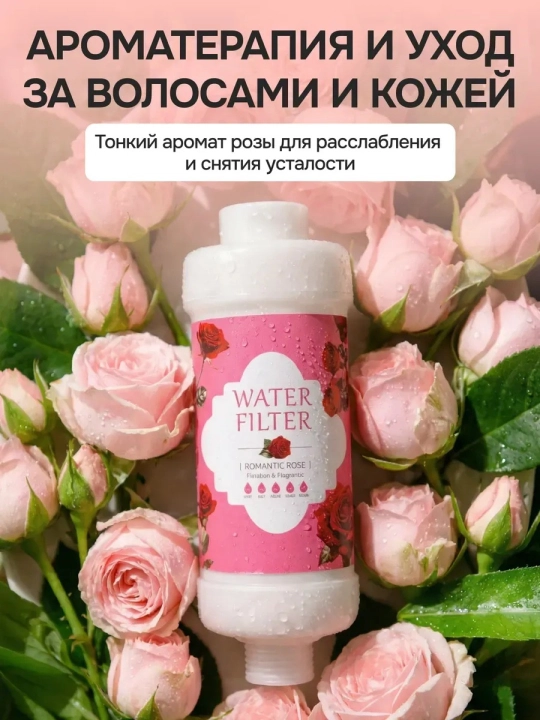 Фильтр для душа от хлора и примесей, сменный картридж