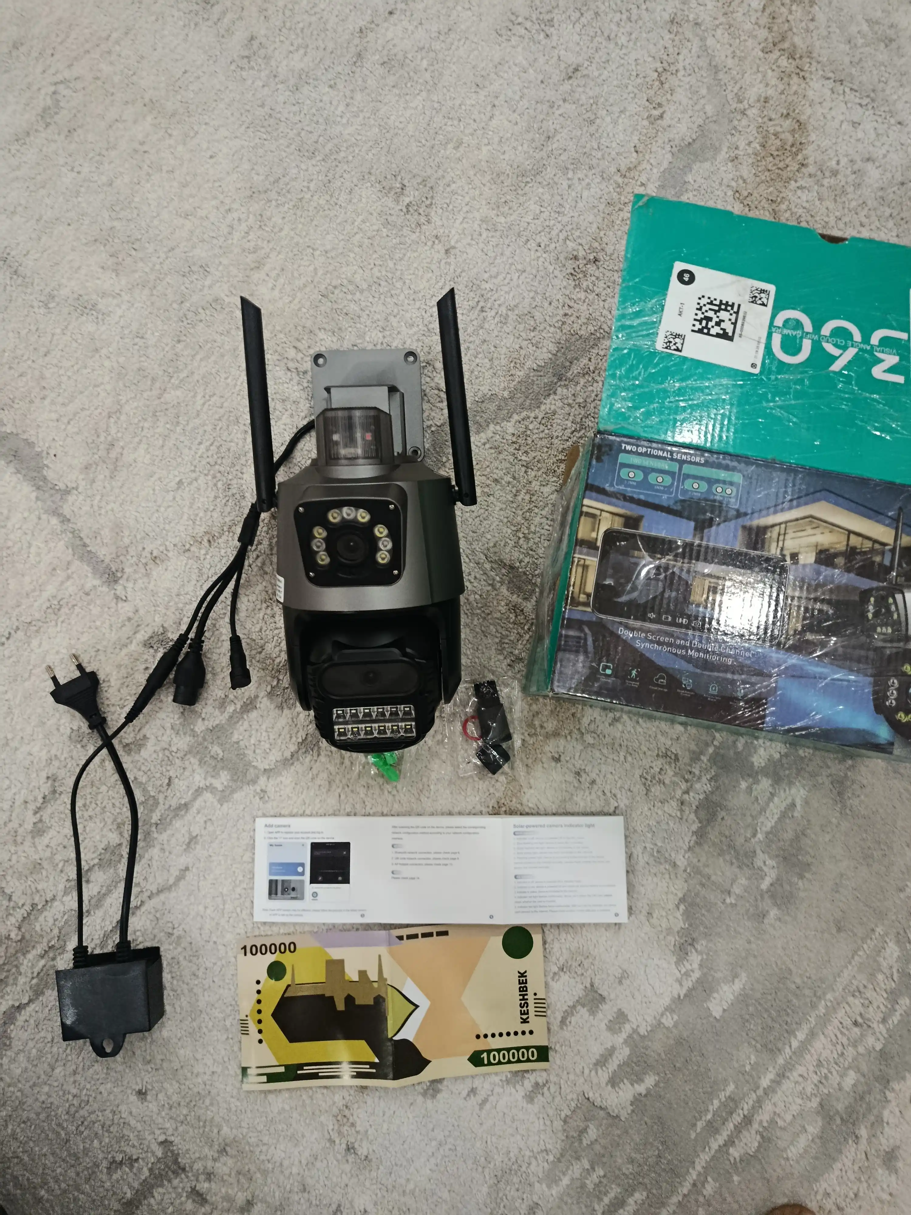 Hikvision, V380, Icsee Wi-Fi камера наблюдения 360°, камера видеонаблюдения, камера